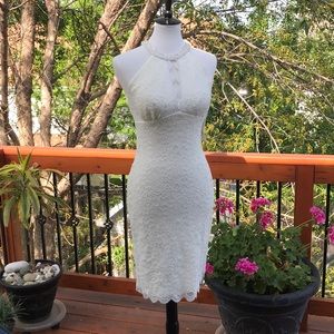 Short Ivory wedding dress